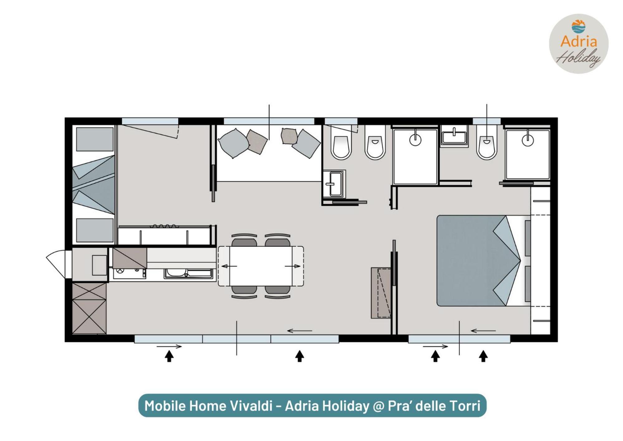 Pra' Delle Torri - Adria Holiday Mobile Homes Caorle Eksteriør billede